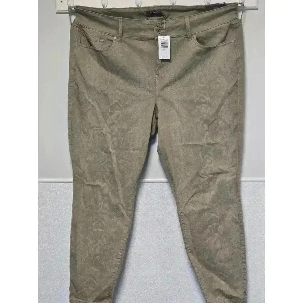 Women's Torrid‎ Jegging, Size 24, Tan python